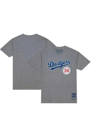 Fernando Valenzuela Los Angeles Dodgers Mitchell & Ness Retired Number T- Shirt - Heather Gray