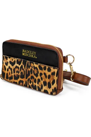 Badgley Mischka Faux Leather Pouch Belt Bag