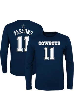Outerstuff Big Boys Micah Parsons Dallas Cowboys Mainliner Player Name and Number Long Sleeve T-shirt