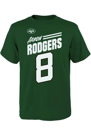 Outerstuff Big Boys Aaron Rodgers New York Jets Name and Number Tilt T-shirt