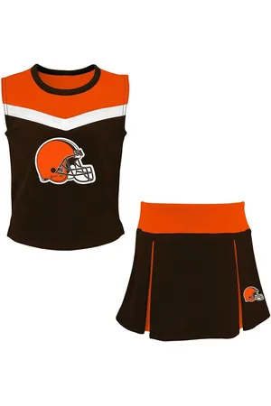 Outerstuff Big Girls Cleveland Browns Spirit Two-Piece Cheerleader Set