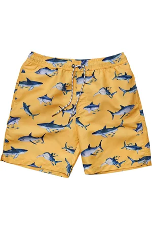 Snapper Rock Mens Sunrise Shark Volley Board Short