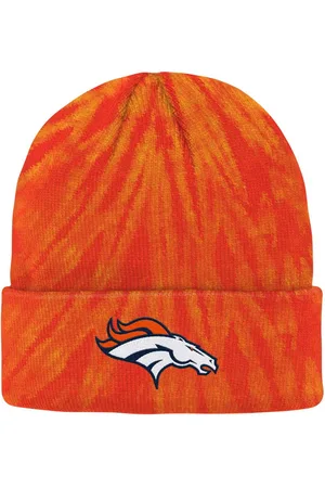 Outerstuff Big Boys and Girls Denver Broncos Tie-Dye Cuffed Knit Hat