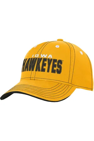Outerstuff Big Boys and Girls Iowa Hawkeyes Old School Slouch Adjustable Hat