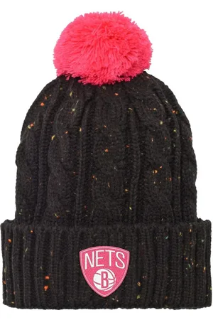 Outerstuff Big Boys and Girls Brooklyn Nets Nep Cuffed Knit Hat with Pom