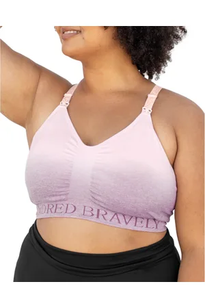 Kindred Bravely Women's Sublime Sports Pumping + Nursing Hands-Free Bra -  Ombre Purple L
