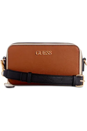 GUESS Giully Small Quilted Double Top Zip Camera Bag - Macy's