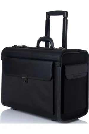 Alpine Swiss 19" Wheeled Briefcase Rolling Case Sales Sample Pilot Lawyer Attache