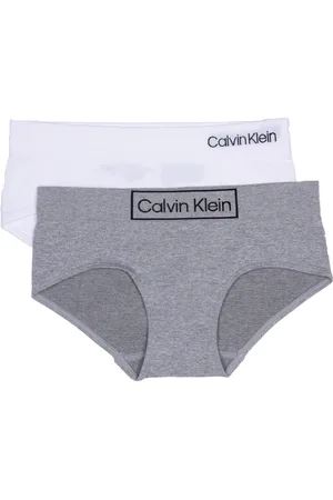 Calvin Klein Hipster Brief, 2-Pack, White & Grey - Underwear