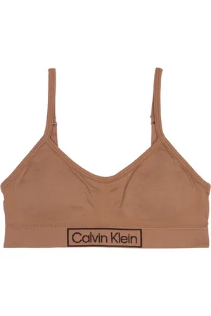  Calvin Klein Big Girls' 3 Pack Racerback Crop Bra
