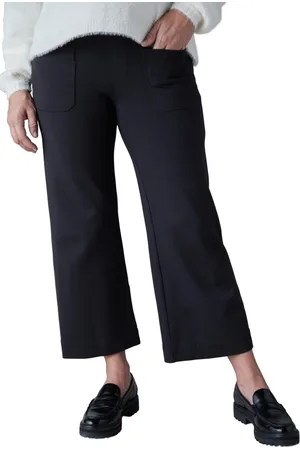 Ingrid & Isabel Maternity Wide Leg Ponte Pant Stone Xs