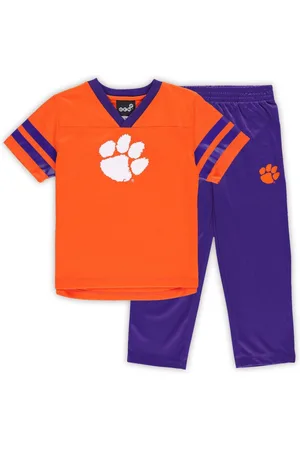 Outerstuff Toddler Boys and Girls Orange, Purple Clemson Tigers Red Zone Jersey and Pants Set - Orange, Purple