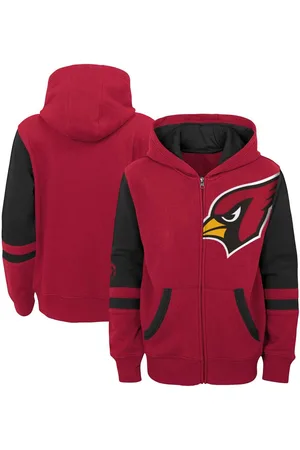 Outerstuff Big Boys Arizona Cardinals Colorblock Full-Zip Hoodie