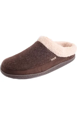 Alpine Swiss Mens Memory Foam Clog Slippers Fleece Fuzzy Slip On House Shoes