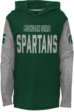 Outerstuff Big Boys Michigan State Spartans Heritage Hoodie Long Sleeve T-shirt