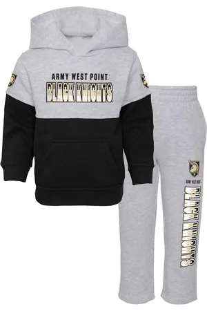 Outerstuff Toddler Boys and Girls Heather Gray, Black Army Black Knights Playmaker Pullover Hoodie and Pants Set - Heather Gray, Black