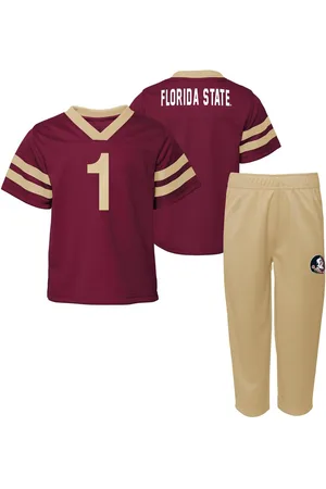 Outerstuff Toddler Boys and Girls Florida State Seminoles Two-Piece Red Zone Jersey and Pants Set