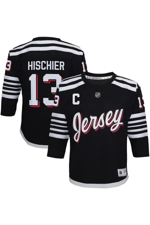 Outerstuff Big Boys Nico Hischier New Jersey Devils 2021/22 Alternate Replica Player Jersey