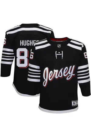 Outerstuff Big Boys Jack Hughes New Jersey Devils Alternate Premier Player Jersey