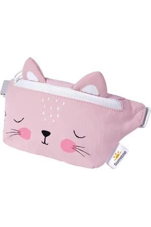 SUNVENO Good Friend Series Fanny Waist Pack Belt Bag - Pink / Cat