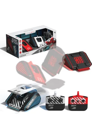 Sharper Image Battle Tracks Knockout Remote Control Flip Ramp Space Tank Wars Toys