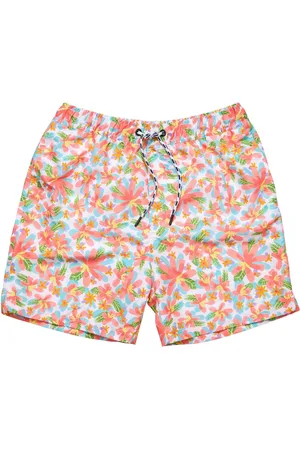 Snapper Rock Mens Hawaiian Luau Sustainable Swim Short