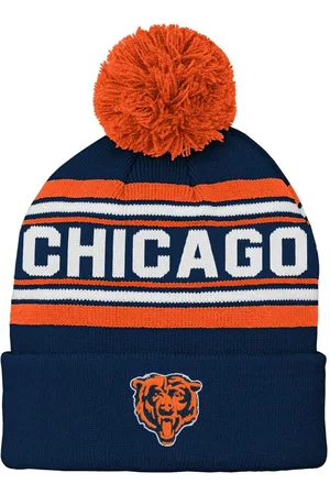 Outerstuff Preschool Boys and Girls Chicago Bears Jacquard Cuffed Knit Hat with Pom