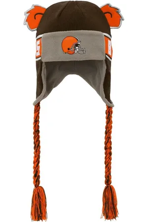 Outerstuff Preschool Boys and Girls Cleveland Browns Wordmark Ears Trooper Knit Hat