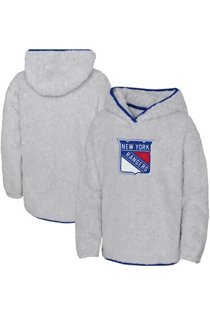Outerstuff Big Girls New York Rangers Ultimate Teddy Fleece Pullover Hoodie