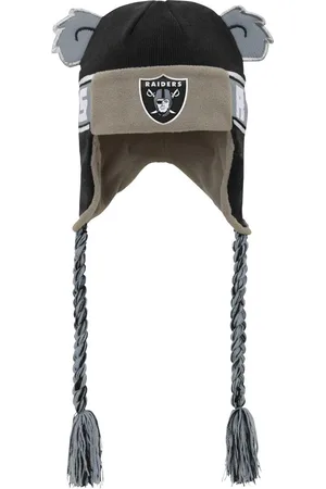 Outerstuff Youth Boys and Girls Las Vegas Raiders Wordmark Ears Trooper Knit Hat