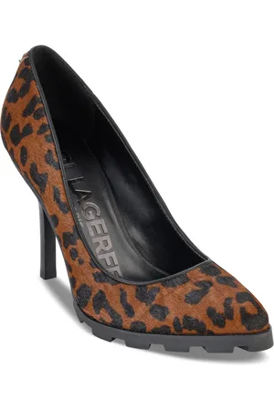 Karl Lagerfeld Madelyn Slip On Pointed Toe Lug Sole Pumps