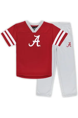 Outerstuff Preschool Boys Crimson, Gray Alabama Crimson Tide Red Zone Jersey and Pants Set - Crimson, Gray