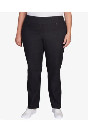 RUBY Plus Size Pull On Denim Pants