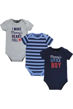 Hudson Baby Boys Hudson Cotton Bodysuits, Love Dad, 6-9 Months