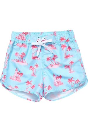 Snapper Rock Toddler, Child Girls Lighthouse Island Sustainable Board Shorts