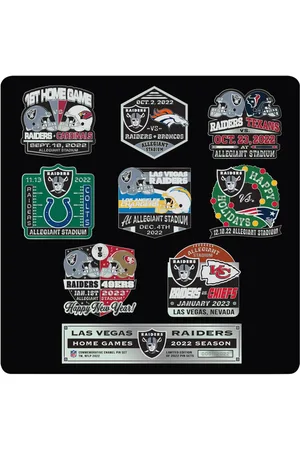 Mojo Las Vegas Raiders 9-Pack Collector Pin Set