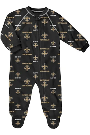 Outerstuff Infant Boys and Girls New Orleans Saints Allover Print Raglan Full-Zip Jumper