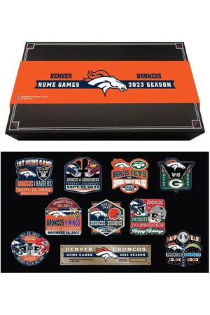 Mojo Denver Broncos 2023-24 Game Day Pin Collector Set