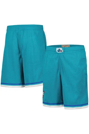 Mitchell & Ness Big Boys Charlotte Hornets Hardwood Classics Swingman Shorts