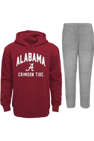Outerstuff Toddler Boys Crimson, Gray Alabama Crimson Tide Play-By-Play Pullover Fleece Hoodie and Pants Set - Crimson, Gray
