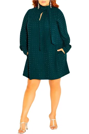 City Chic Plus Size Nailhead Tunic Top