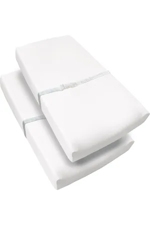 BreathableBaby Waterproof Cover, For 32" x 16" Changing Pad (2-Pack))