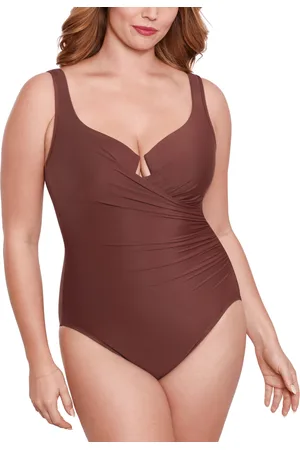 Miraclesuit Women's Love Knot Underwire Over The Shoulder Tankini