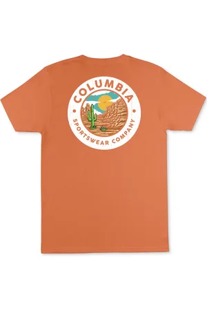 Columbia Men's La Ment Pfg Short-Sleeve Logo Graphic T-Shirt