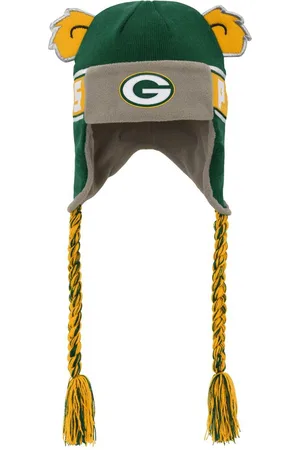 Outerstuff Little Boys and Girls Bay Packers Wordmark Ears Trooper Knit Hat