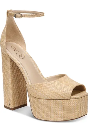Sam Edelman Womens Kori Ankle Strap Platform Dress Sandals