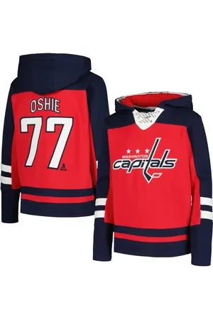 Outerstuff Youth Tj Oshie Washington Capitals Ageless Must-Have V-Neck Name and Number Pullover Hoodie