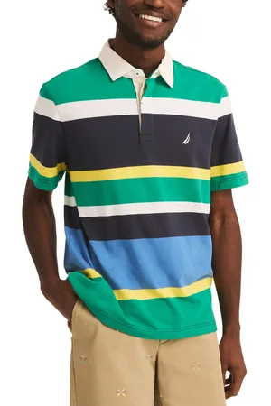 Nautica Men's Navtech Classic-Fit Moisture-Wicking Colorblocked Performance  Polo Shirt - Macy's