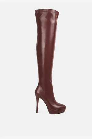 85mm Stretch Lycra Over-the-knee Boots