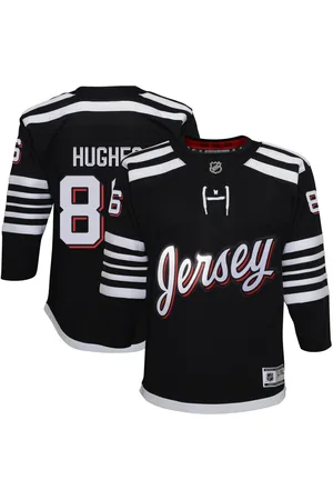 Outerstuff Big Boys Jack Hughes New Jersey Devils Alternate Replica Player Jersey